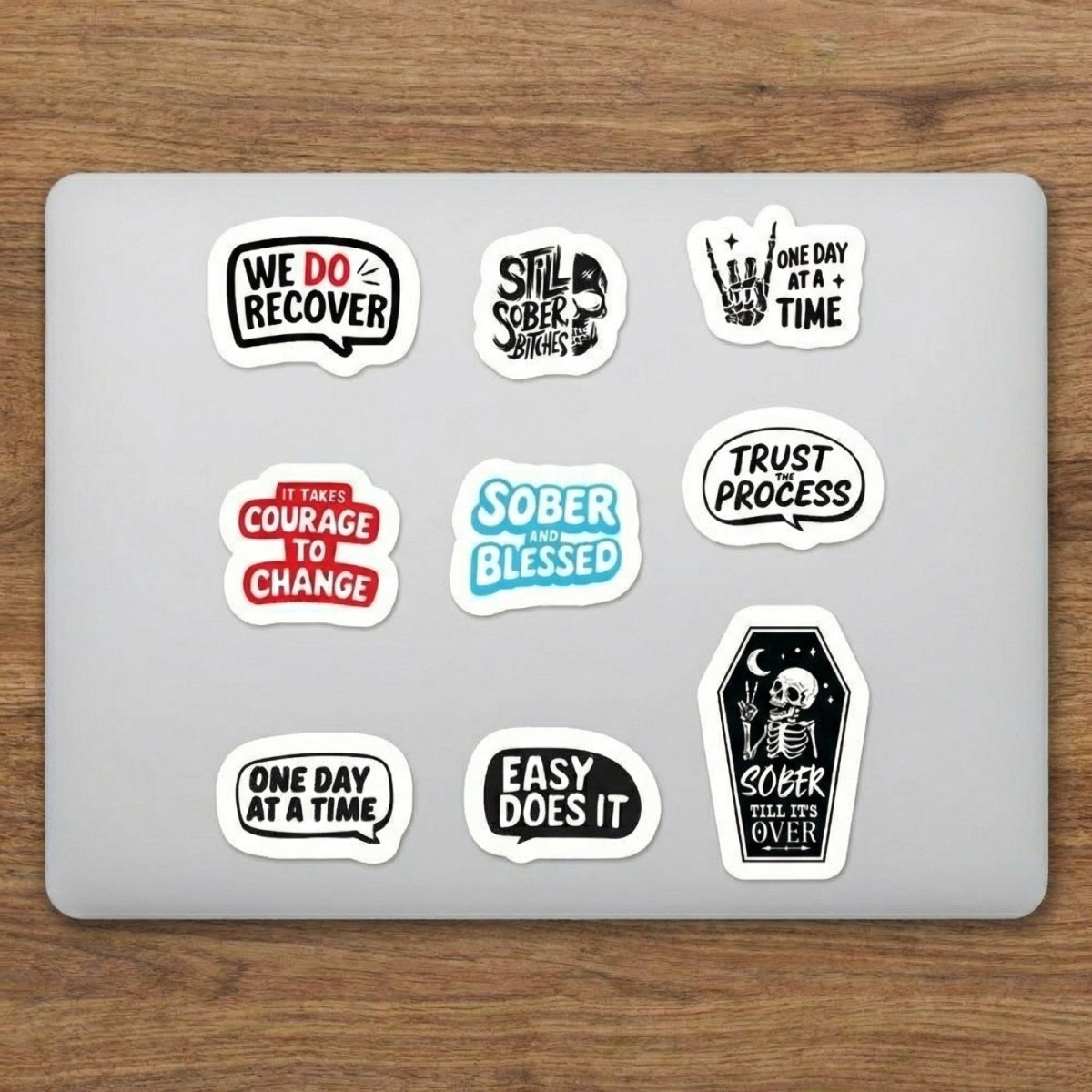 Sober Stickers Pack Sober Sticker close-up view (view 2)