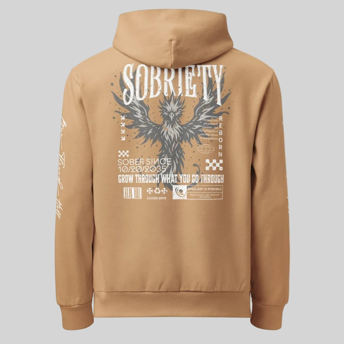 Phoenix Reborn Recovery Hoodie Limited Edition Recovery Hoodie back view (view 7)