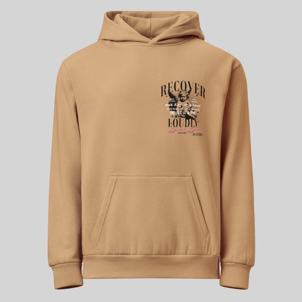 Loosid Sober Hoodie Limited Edition Recovery Hoodie featuring the design