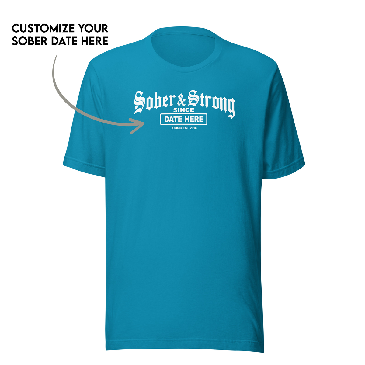 Premium cotton Sober T Shirt crafted for comfort and pride