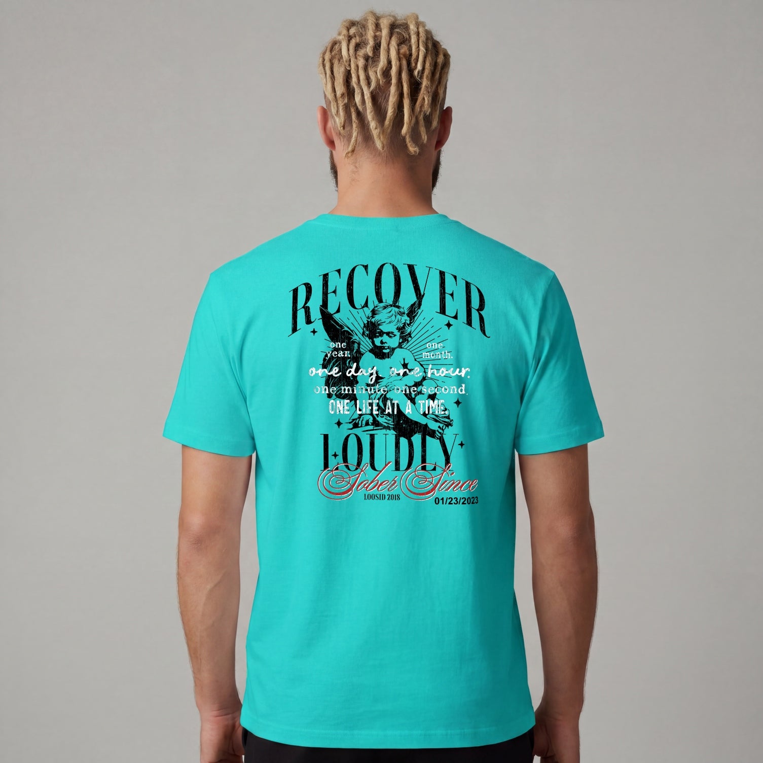 Recover Loudly Limited-Edition T-Shirt with Recovery Date