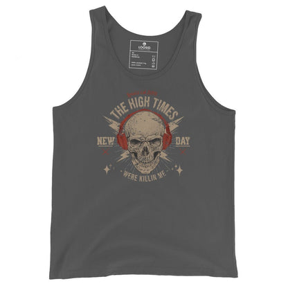 High Times Were killing Me Sober Tank Top graphic detail (view 4)