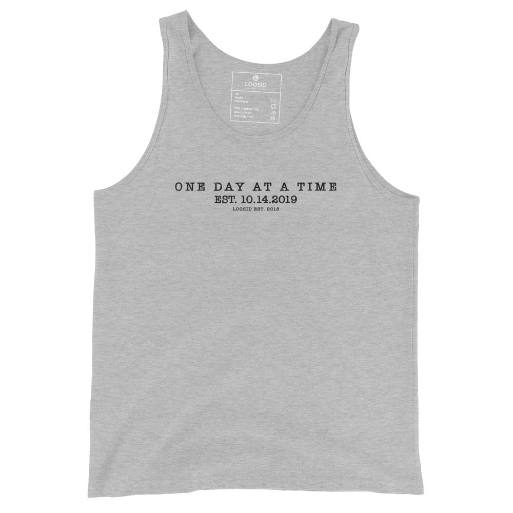 One Day At a Time Sober Tank Top graphic detail (view 14)