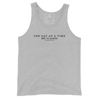 One Day At a Time Sober Tank Top graphic detail (view 14)