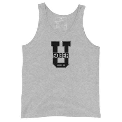 Big U Sober Sober Tank Top graphic detail (view 14)