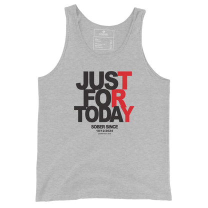Just For Today Sober Tank Top packaging detail (view 8)