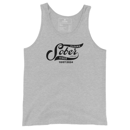Sober Since Sober Tank Top graphic detail (view 14)