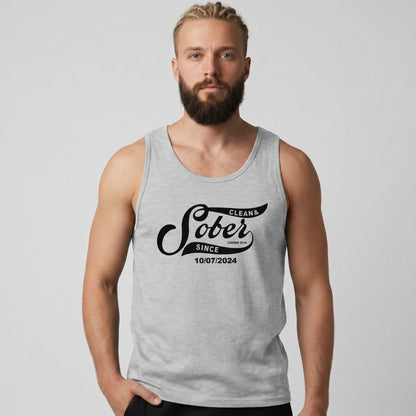 Sober Since Sober Tank Top side view (view 16)