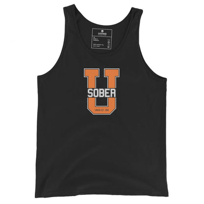 Big U Sober Sober Tank Top lifestyle view (view 5)