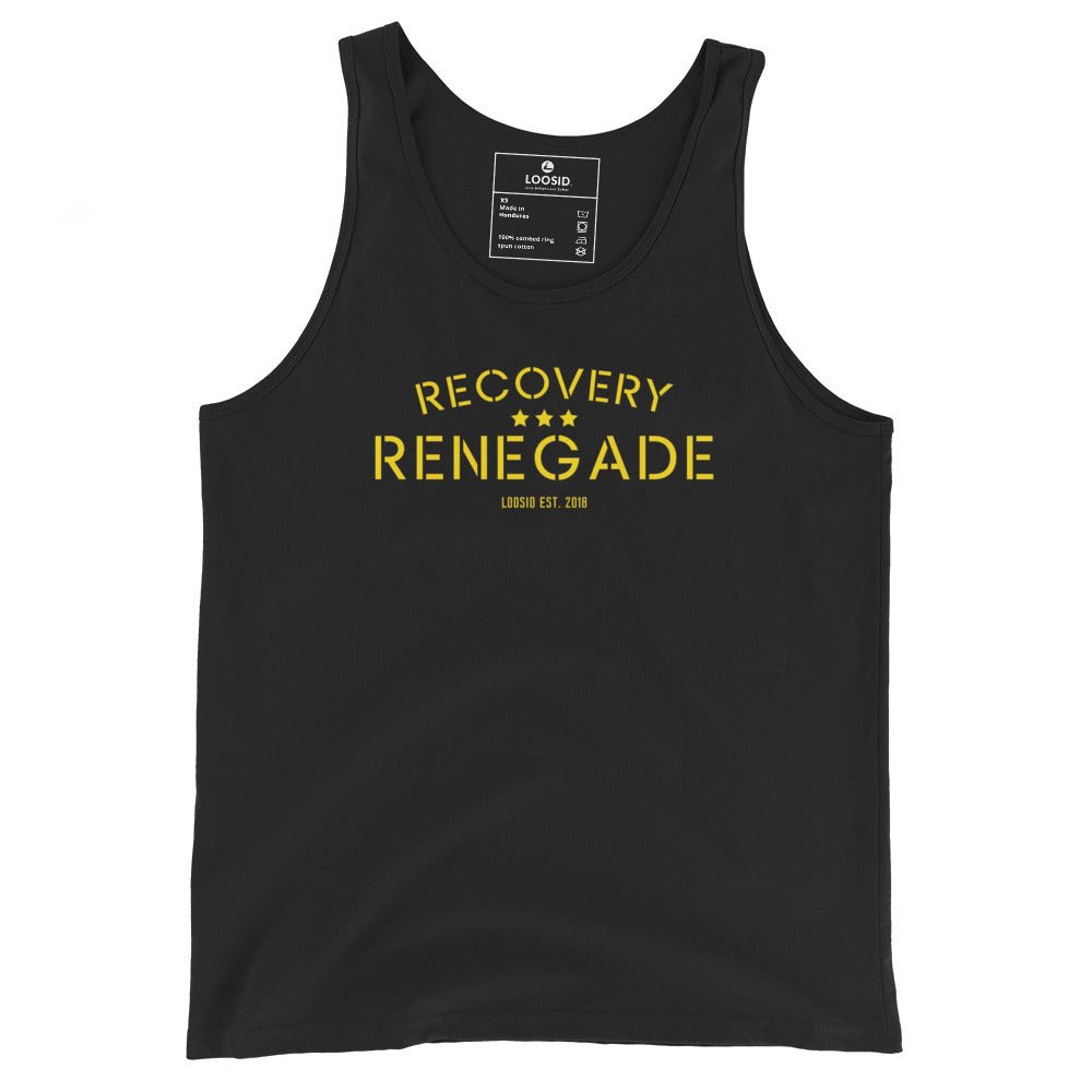Recovery Renegade Sober Tank Top lifestyle view (view 5)