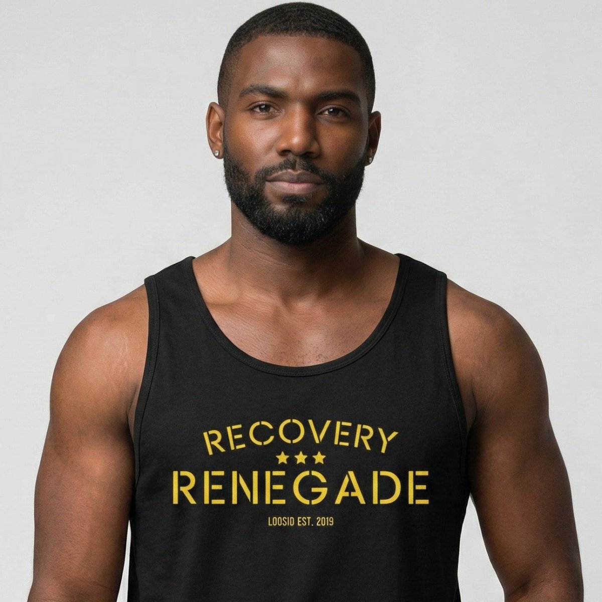 Recovery Renegade Sober Tank Top side view (view 6)