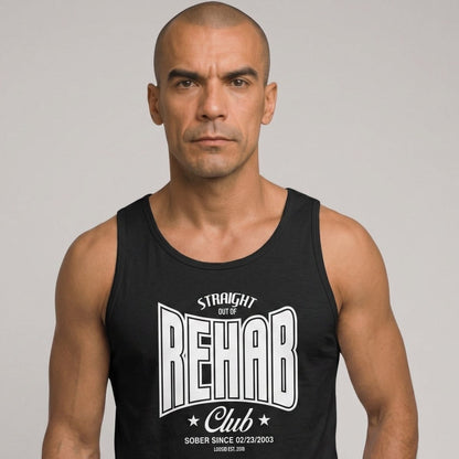 Rehab Sober Tank Top lifestyle view (view 15)