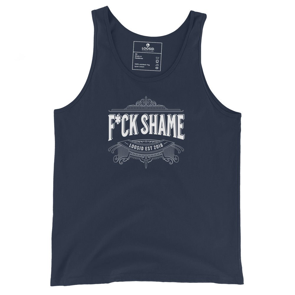 F*ck Shame Sober Tank Top lifestyle view (view 5)