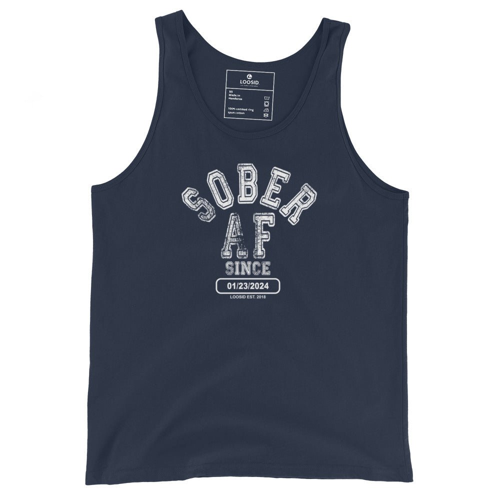 Sober AF Sober Tank Top lifestyle view (view 5)