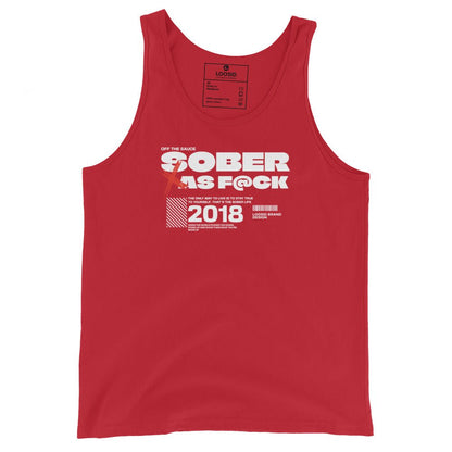 Sober as F*ck Sober Tank Top packaging detail (view 8)