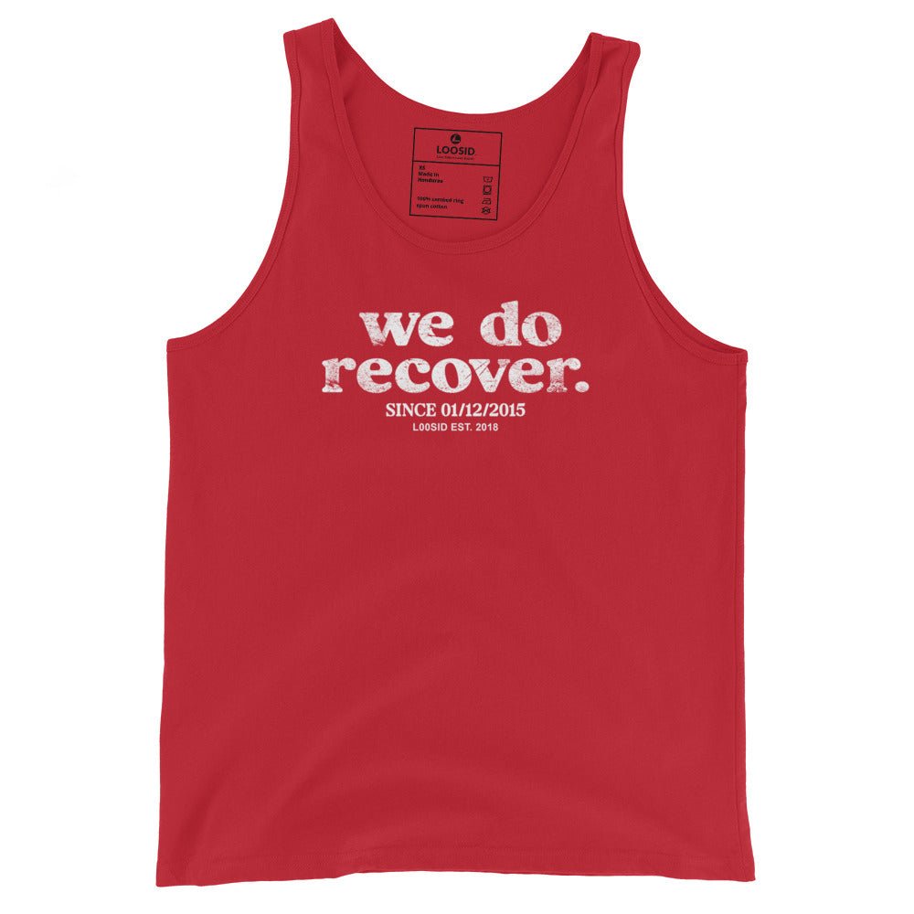 We Do Recover Sober Tank Top featuring the design (view 11)