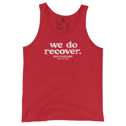We Do Recover Sober Tank Top featuring the design (view 11)