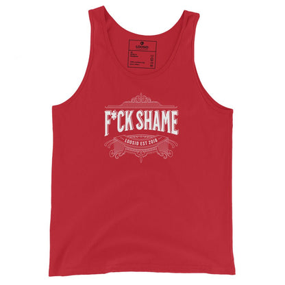 F*ck Shame Sober Tank Top back view (view 17)