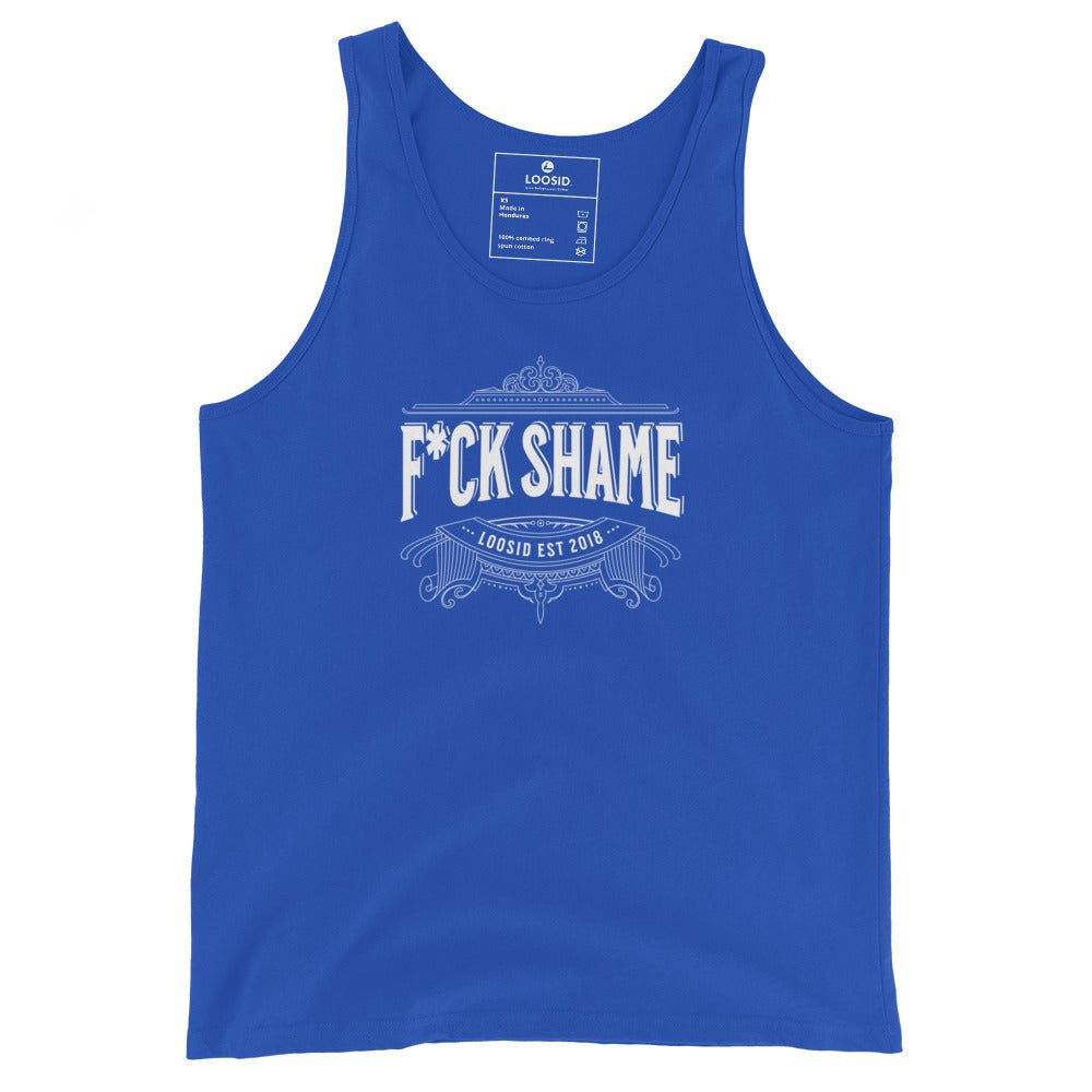 F*ck Shame Sober Tank Top graphic detail (view 14)