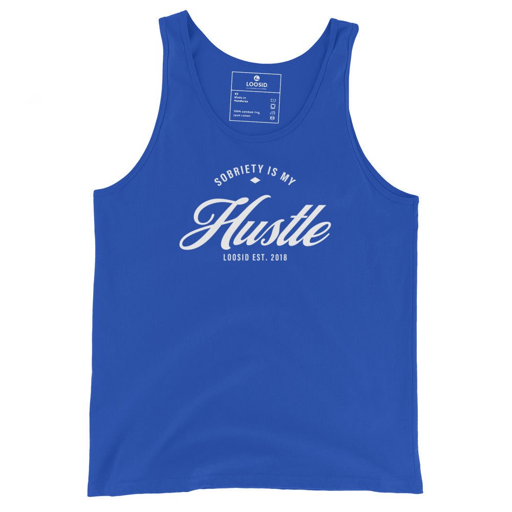 Sobriety is My Hustle Sober Tank Top featuring the design (view 11)