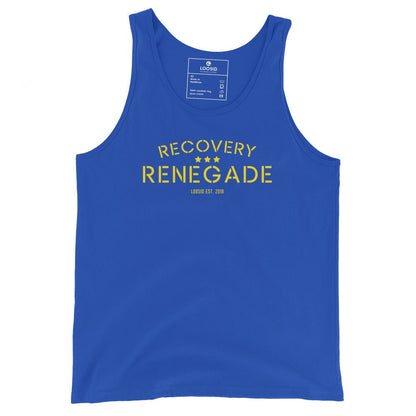 Recovery Renegade Sober Tank Top featuring the design (view 11)