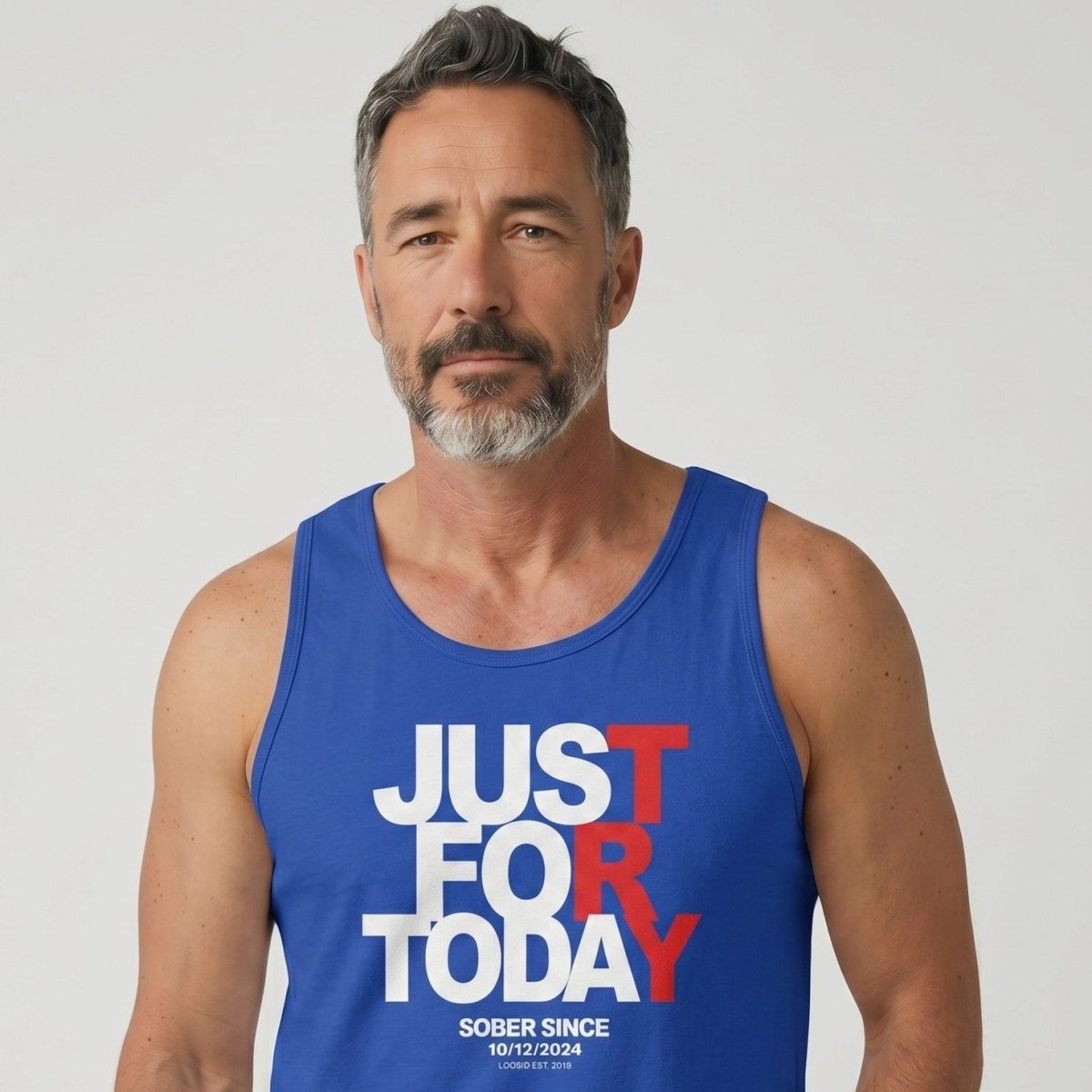 Just For Today Sober Tank Top side view (view 6)