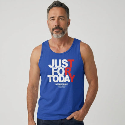 Just For Today Sober Tank Top back view (view 7)