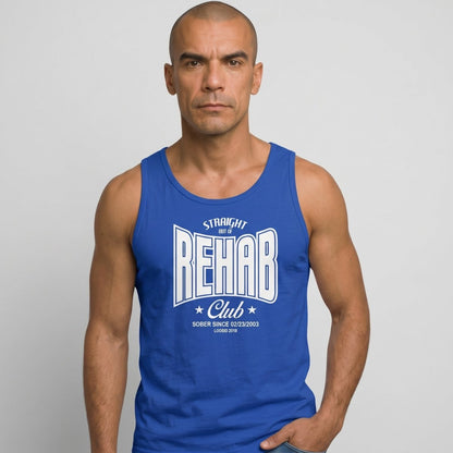 Rehab Sober Tank Top back view (view 7)