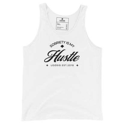 Sobriety is My Hustle Sober Tank Top back view (view 17)