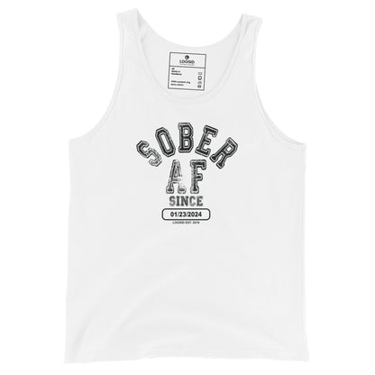 Sober AF Sober Tank Top back view (view 17)