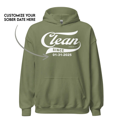 Clean Since Recovery Hoodie close-up view (view 22)