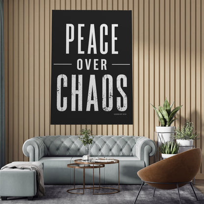 Sobriety Art | Peace over Chaos canvas Wall Art