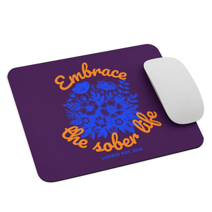Embrace Sobriety Recovery Mouse Pad graphic detail (view 4)