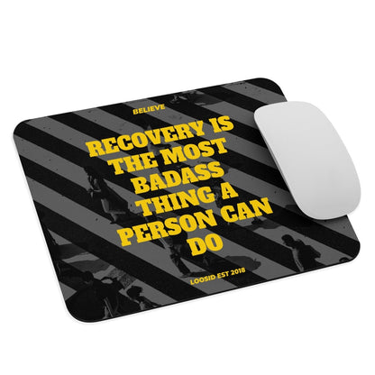 Recovery Bdass Recovery Mouse Pad flat lay styled image (view 3)