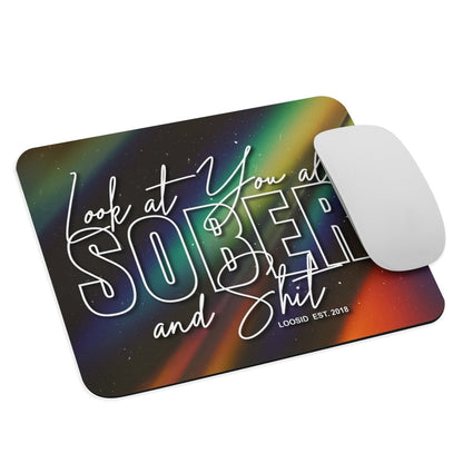 Look At You Recovery Mouse Pad flat lay styled image (view 3)