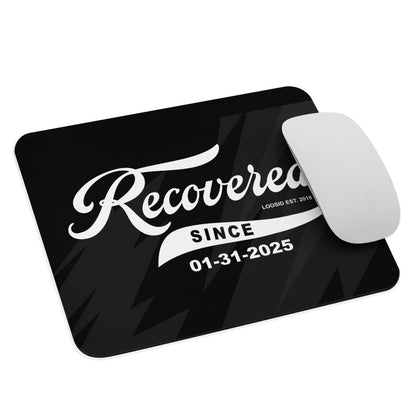 Loosid Recovered Recovery Mouse Pad featuring the design