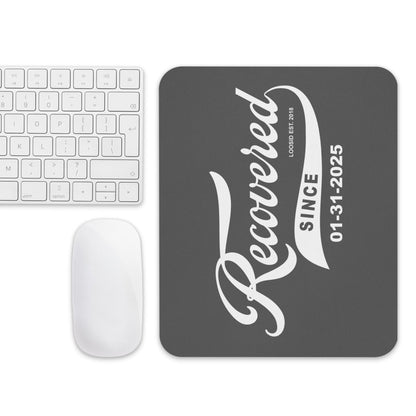 Loosid Recovered Recovery Mouse Pad featuring the design