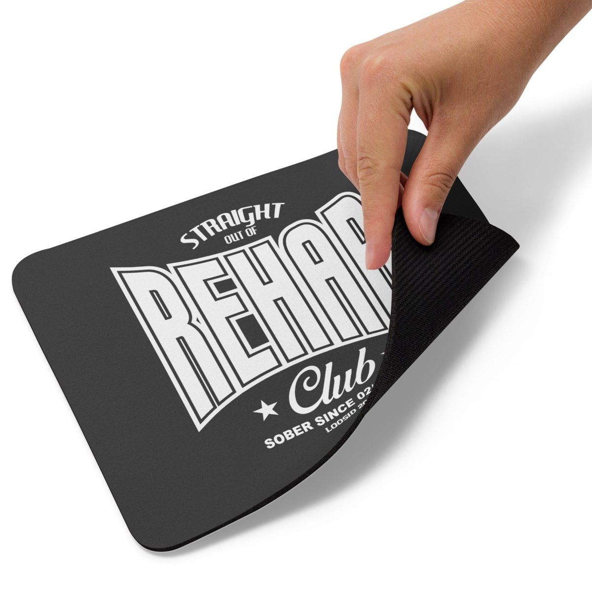 Loosid Rehab Recovery Mouse Pad featuring the design