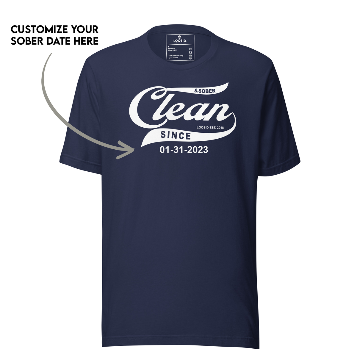 sober t shirt modern unisex sober fashion piece