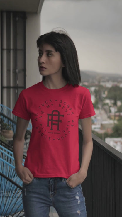 Living My Best Life Women's Sober T Shirt