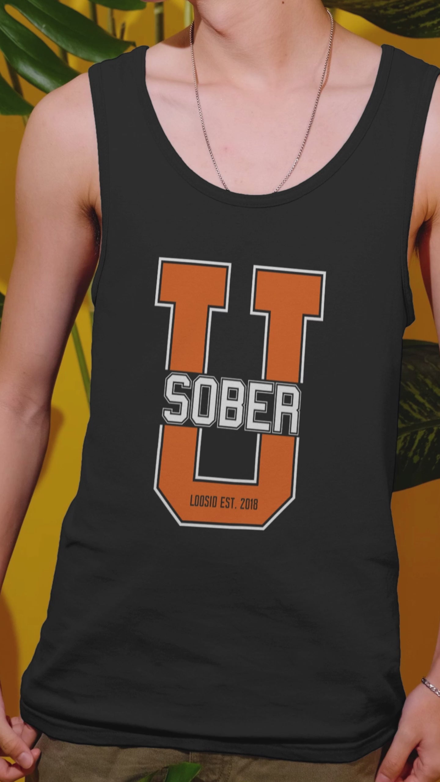 Big U Sober Men's Sober Tank Top