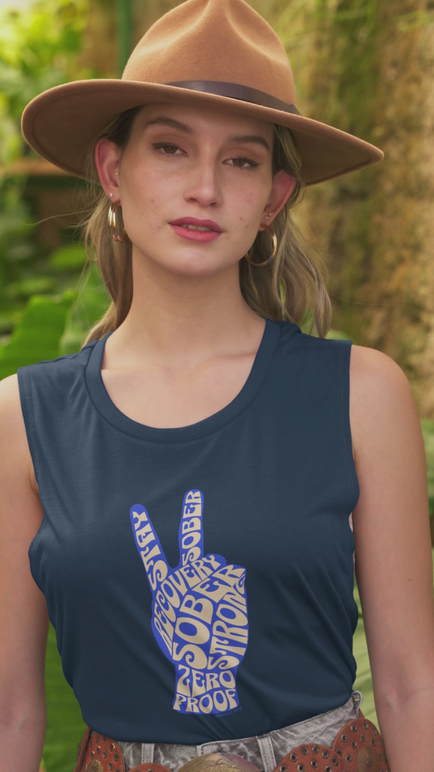 Peace & Sober Women's Sober Tank Top
