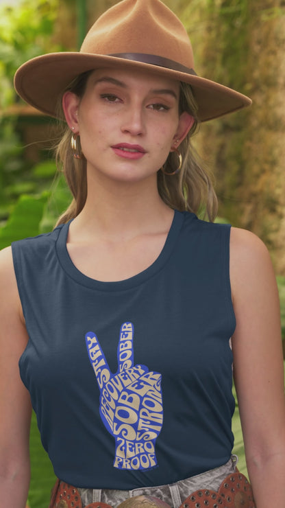 Peace & Sober Women's Sober Tank Top