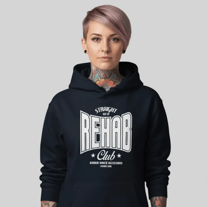 Rehab Recovery Hoodie back view (view 27)