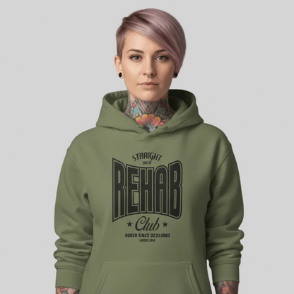 Rehab Recovery Hoodie graphic detail (view 4)