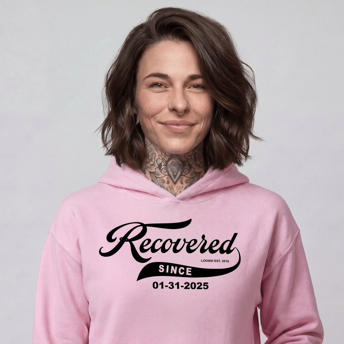Recovered Since Recovery Hoodie featuring the design (view 31)