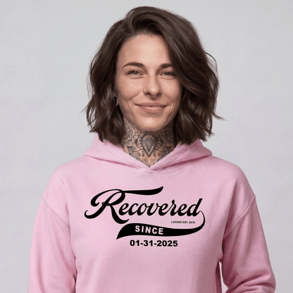 Recovered Since Recovery Hoodie featuring the design (view 31)