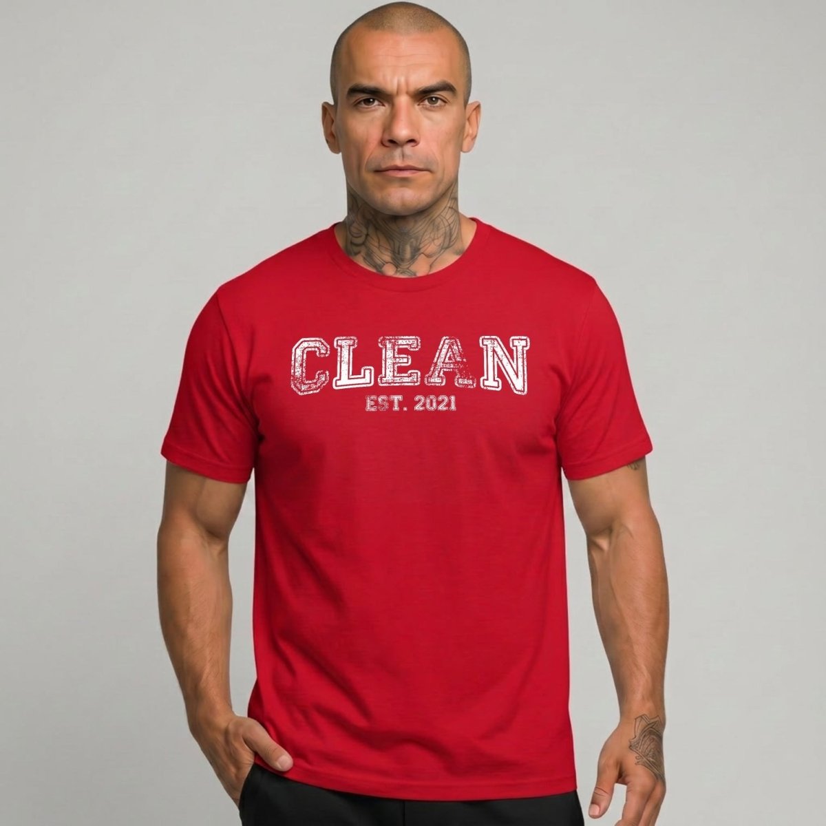 Recovery Year Men's Sobriety Sober T Shirt fit detail (view 19)