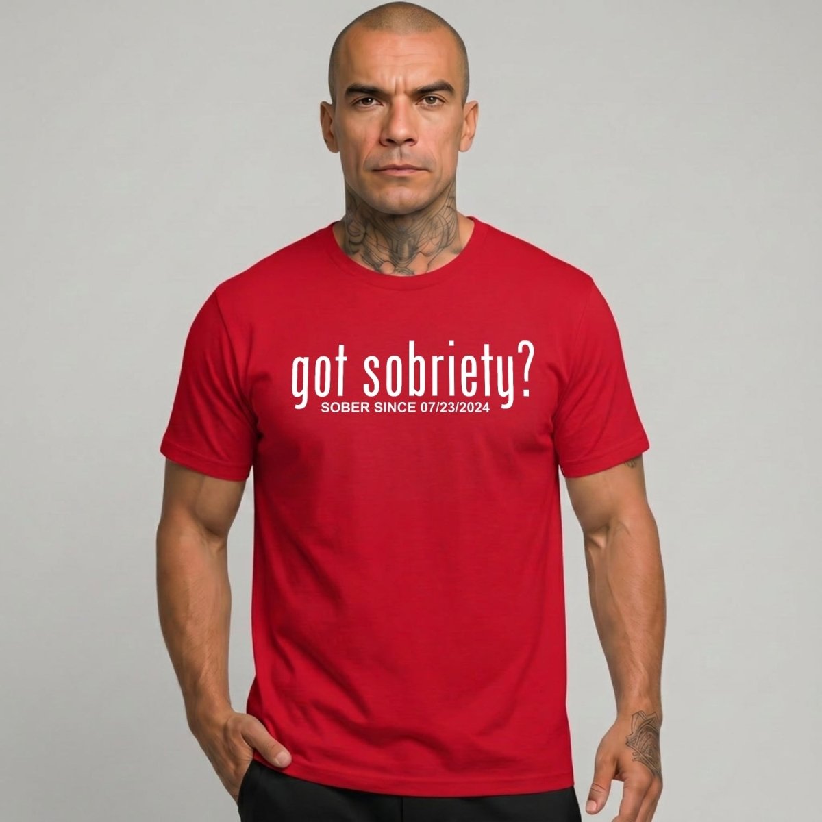 Got Sobriety Sober Since Sober T Shirt fit detail (view 19)