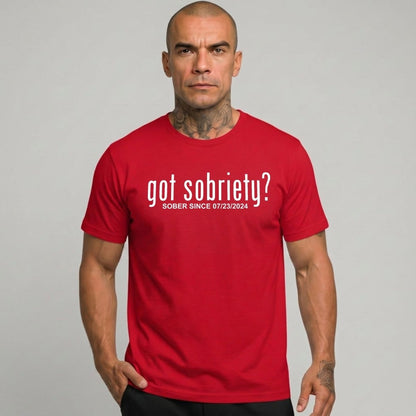 Got Sobriety Sober Since Sober T Shirt fit detail (view 19)